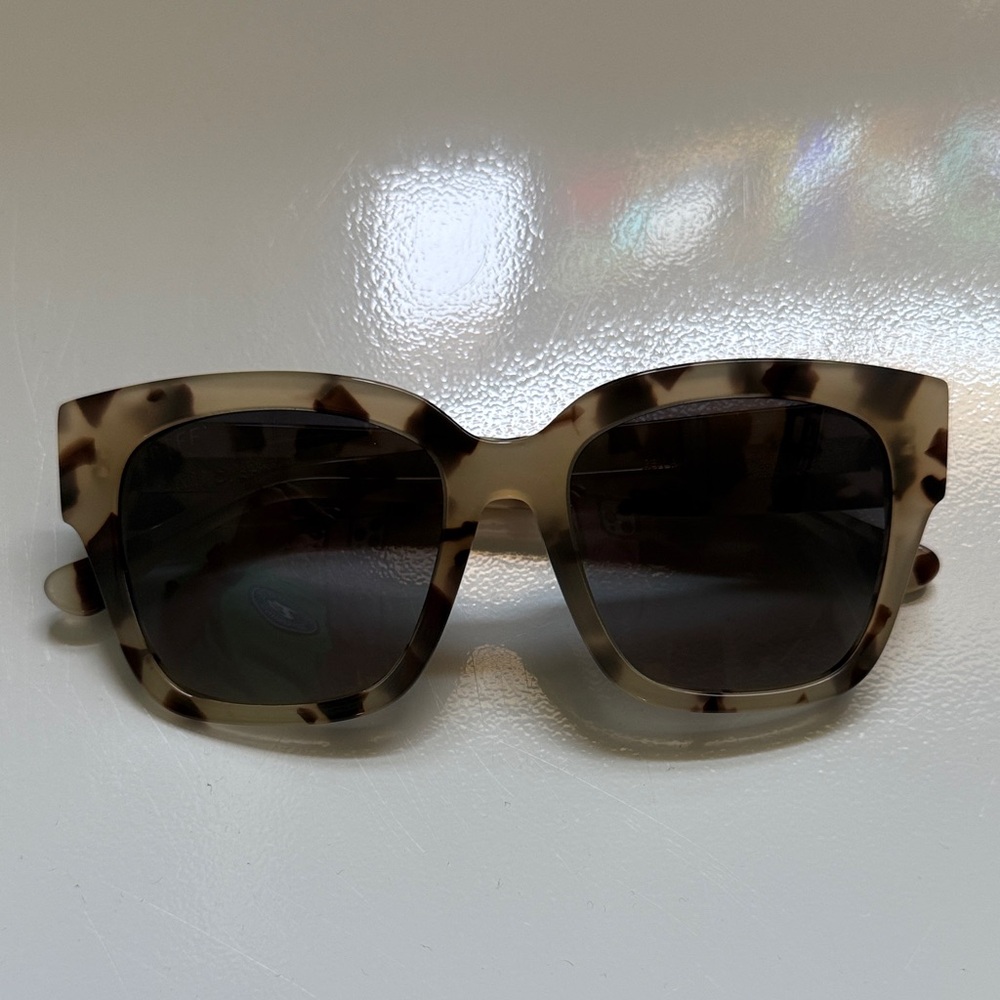 Diff Eyewear Leopard Print Sunglasses